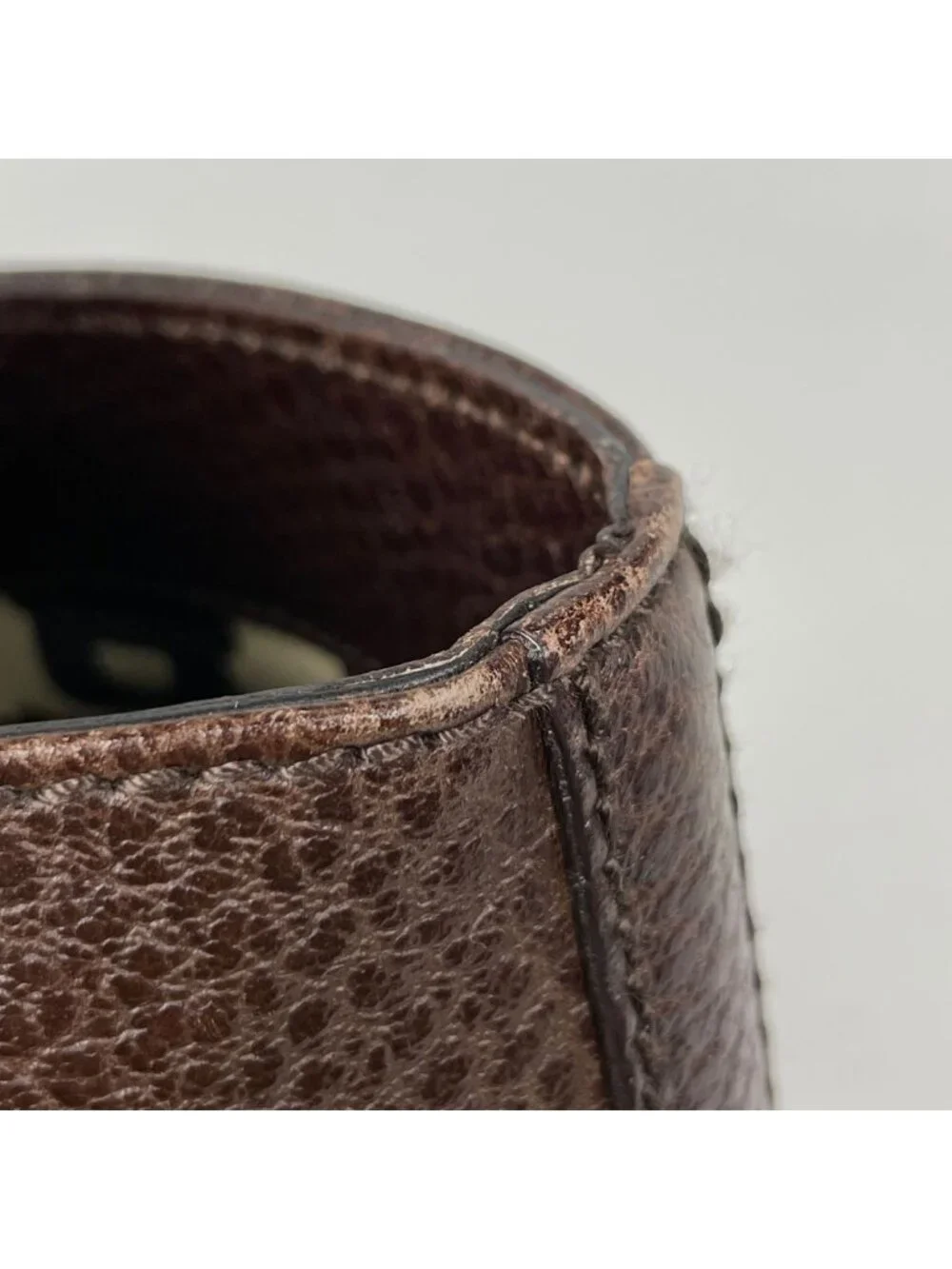 Gucci Horsebit Tote Leather Brown